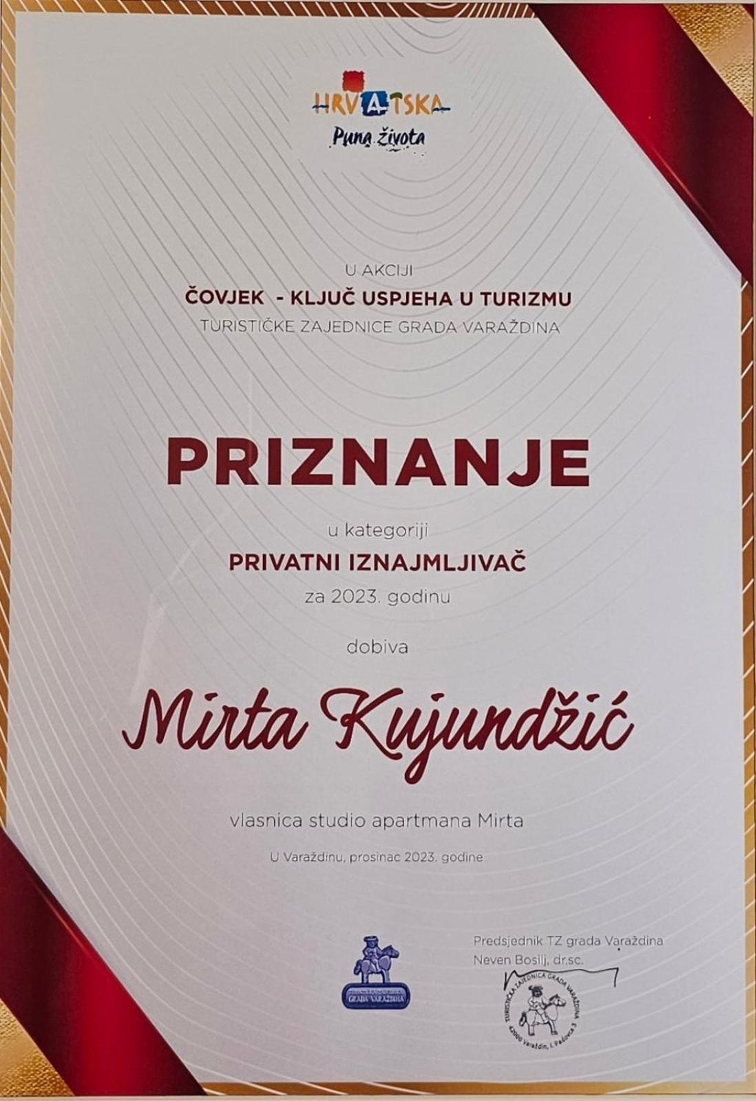 Studio Apartman Mirta I Varaždin Eksteriør bilde